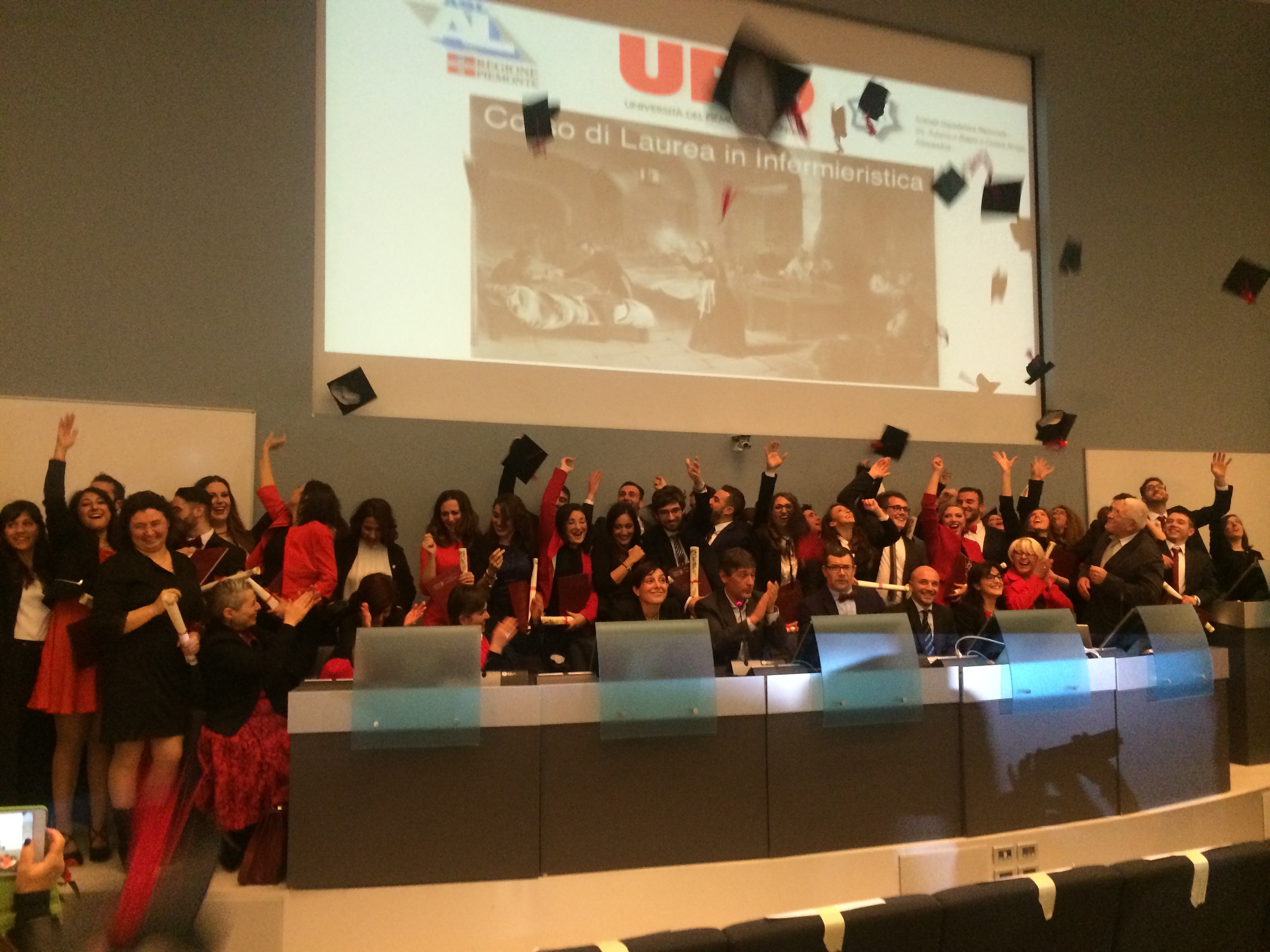 Festa al Disit per i 46 laureati in Infermieristica dei corsi di Alessandria e Tortona