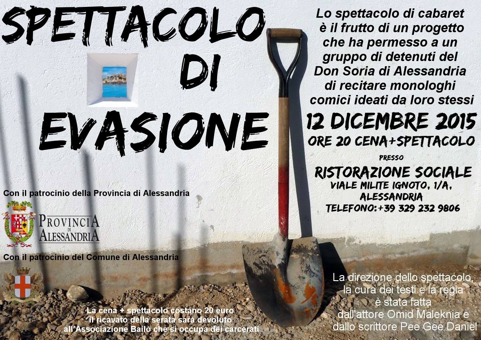 “Spettacolo di evasione” alla Ristorazione Sociale