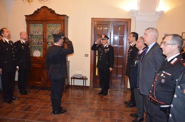 Il Comandante dei Carabinieri Piemonte e Val d’Aosta in visita ad Alessandria