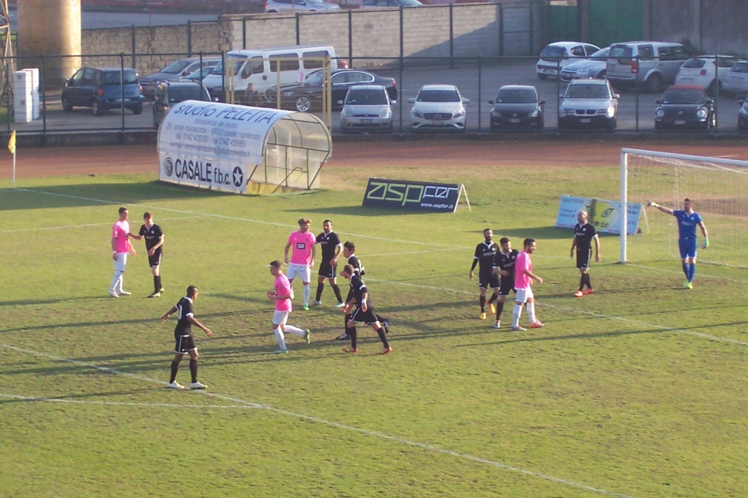 Casale: Sinato trascina i neri in finale di Coppa. Cheraschese ko 2-0 al Palli