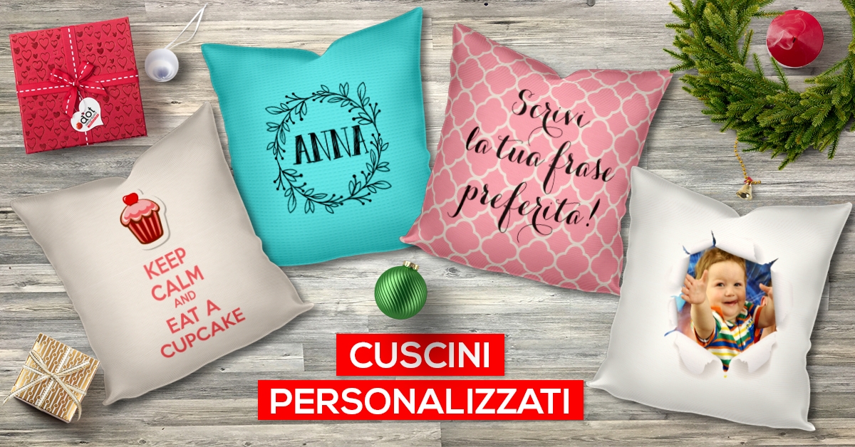 Cuscini personalizzabili