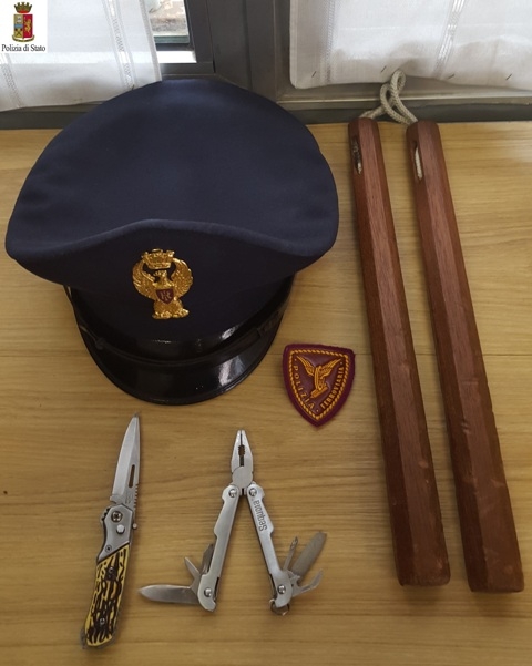 In treno con un nunchaku nello zaino: denunciato