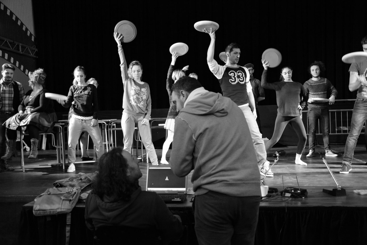 Le prove dello spettacolo “L’accademia delle stelle” [FOTO]