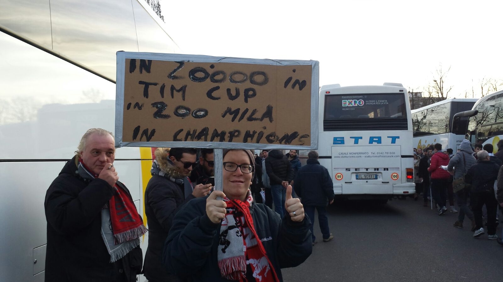 Tutti a Torino: l’Olimpico invaso dai tifosi Grigi per la sfida al Milan [FOTO]