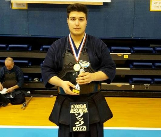 Kendo: il giovane alessandrino Sozzi detta legge a Parigi