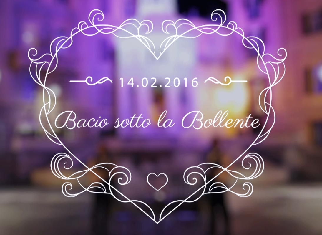 Ad Acqui Terme innamorati ai piedi della Bollente per il tempo di un bacio e il #baciopiùlungo