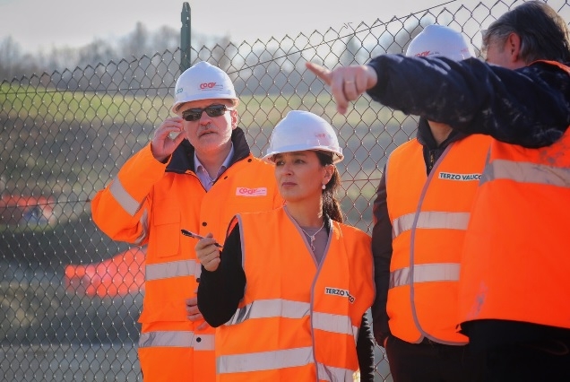 Primo sopralluogo nei cantieri del Terzo Valico per il Commissario Iolanda Romano