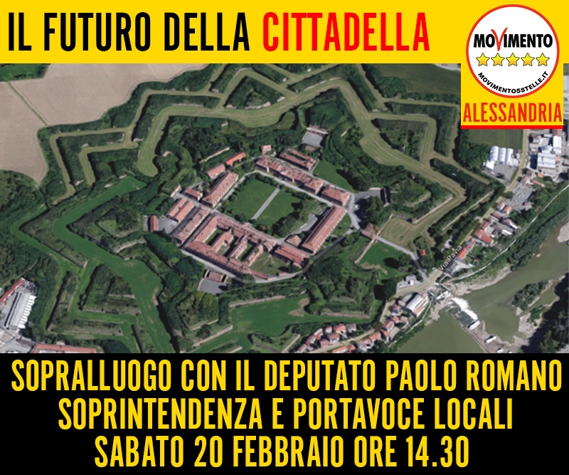 Il M5S invita i cittadini a un sopralluogo in Cittadella per “salvare” la fortezza