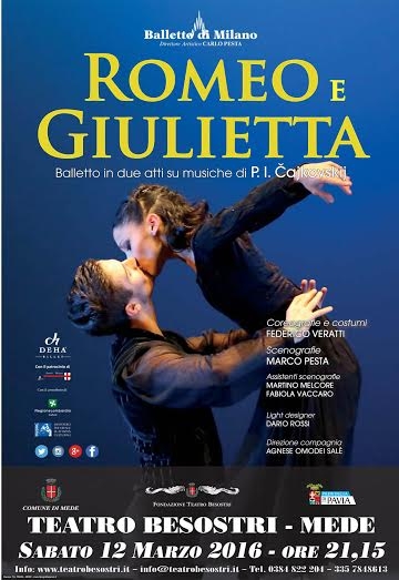 Con “Romeo e Giulietta” il balletto al Besostri di Mede