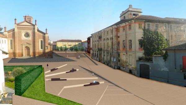 Parte il cantiere di Piazza Santa Maria di Castello