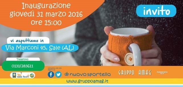 Il 31 marzo apre il nuovo sportello Amag a Sale