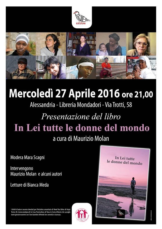 Presentazione ad Alessandria del libro “In Lei tutte le donne del mondo”