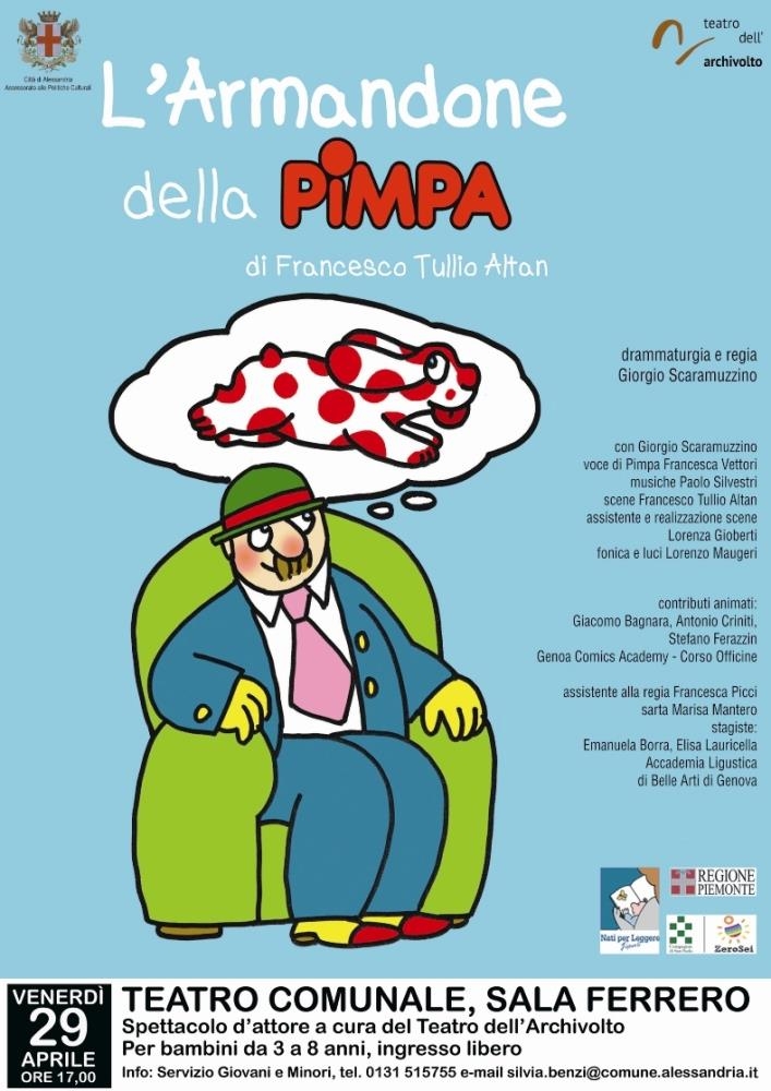 L’Armandone della Pimpa arriva ad Alessandria