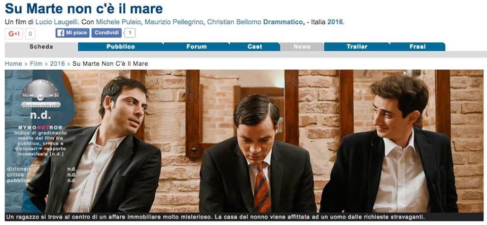 “Su Marte non c’è il mare”: on line il trailer dell’ultimo lavoro “tutto alessandrino” di Lucio Laugelli