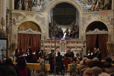 Spettacolo dell’ensemble “L’Armonia degli Affetti” al festival Scatola Sonora