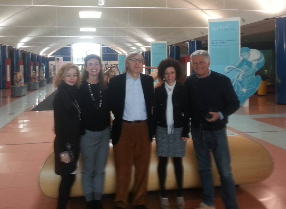 “Mostra perfetta”: al Museo dei Campionissimi a sorpresa la visita di Sgarbi