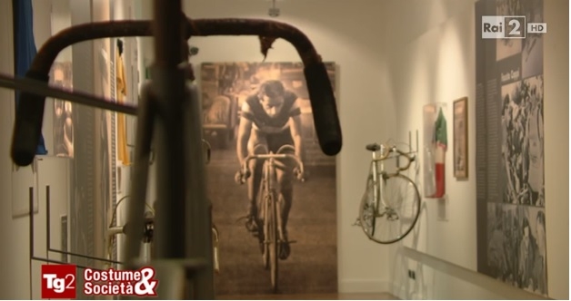 La mostra  “Alessandria Città delle Biciclette” anche a Tg2 Costume&Società
