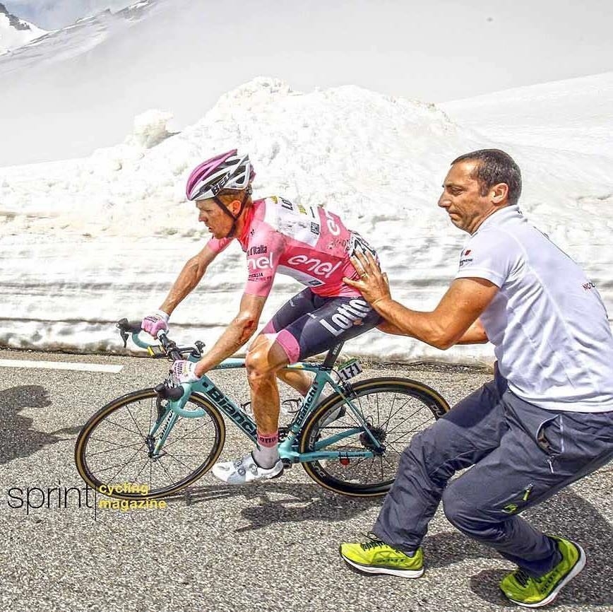 L’angelo della maglia rosa Massimo Rava: “Contento per Nibali ma anche Kruijswijk meritava di vincere”