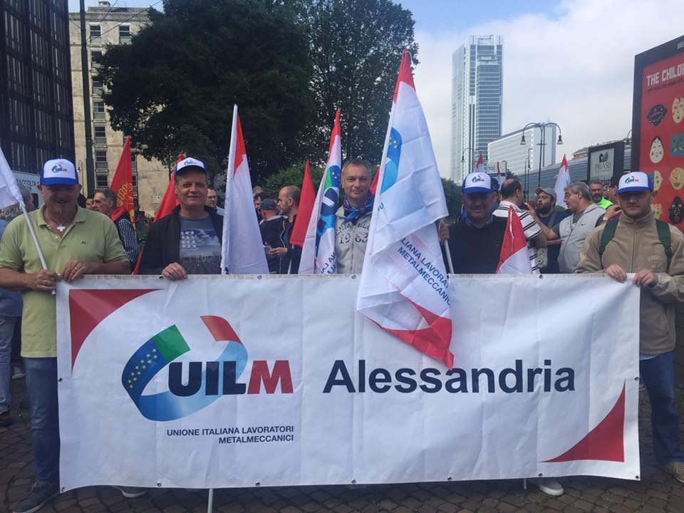 Sciopero e manifestazione a Torino per i metalmeccanici