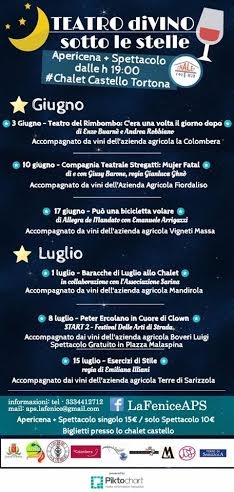 Le serate di Teatro diVINO sposano teatro e vini locali