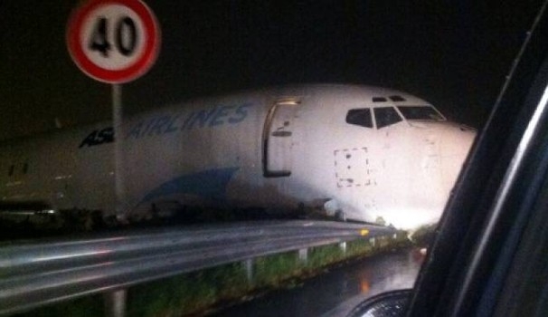 Orio al Serio: cargo esce di pista. Aeroporto riaperto