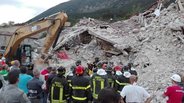 Terremoto: tornati i primi Vigili del Fuoco di Alessandria. “Pronti a dare una mano anche per la messa in sicurezza.”