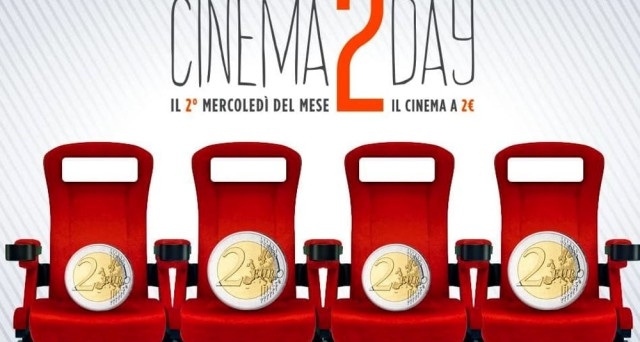 Cinema 2 Day: ogni secondo mercoledì del mese film a 2 euro