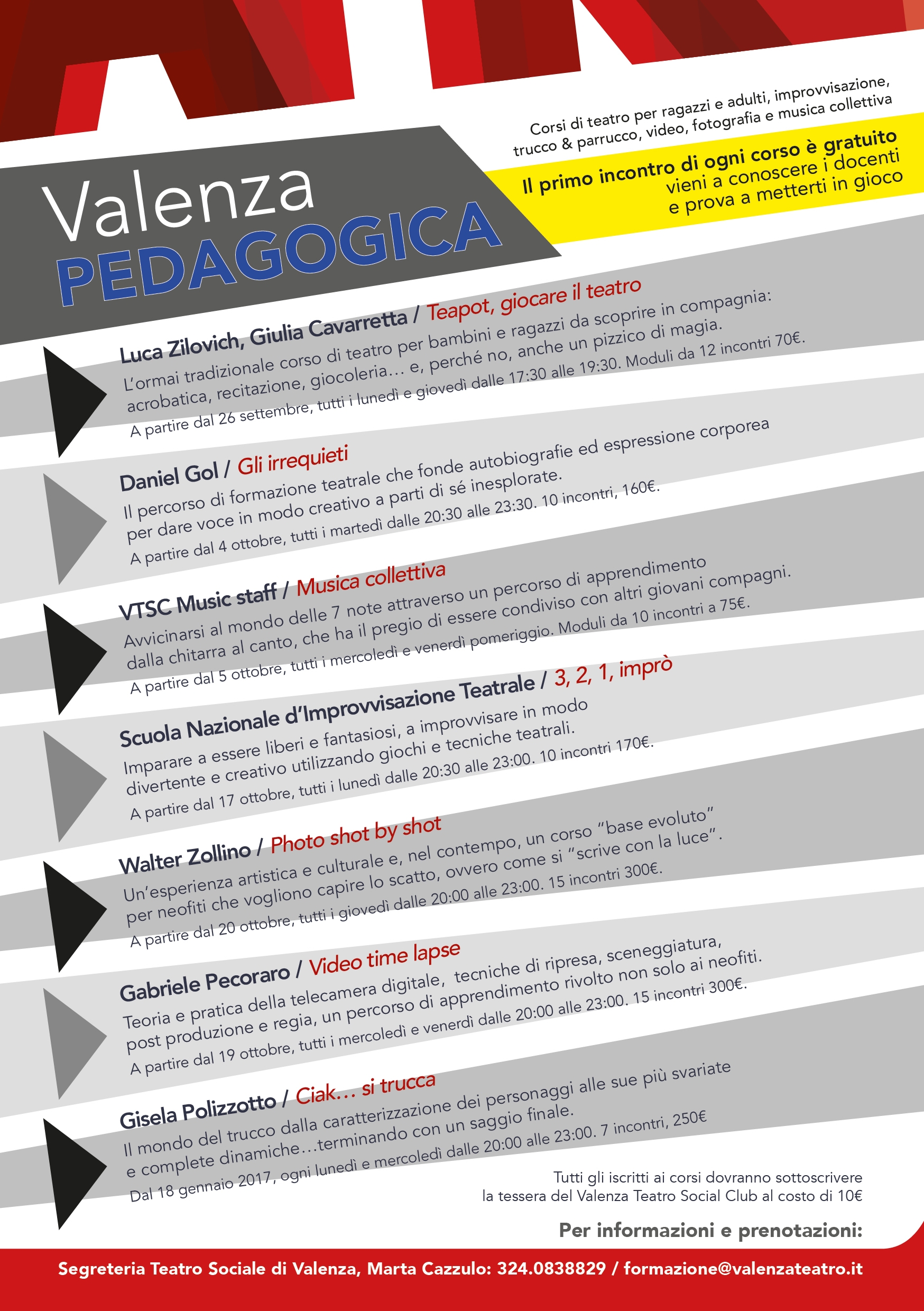 APRE è anche proposta didattica con Valenza Pedagogica