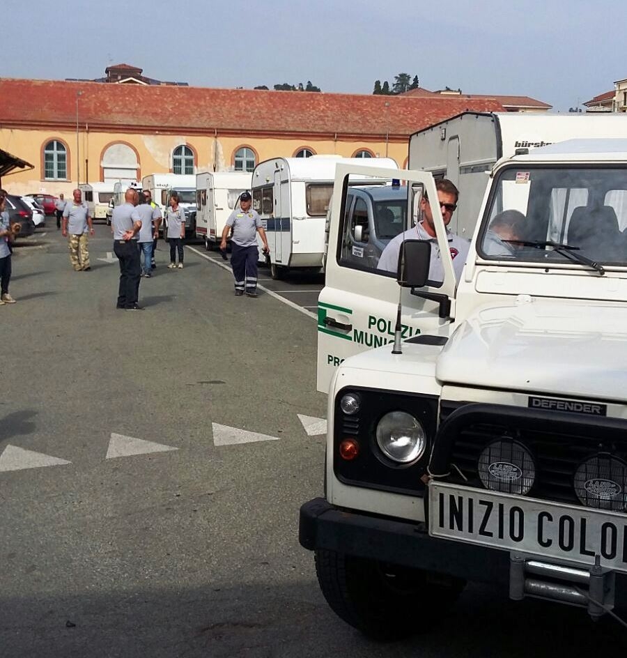 Seconda colonna di roulotte verso Amatrice. La partenza venerdì da Acqui Terme