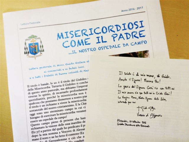 Il messaggio di monsignor Gallese nella Lettera Pastorale: “La Misericordia come “cura” di sé e dell’altro”