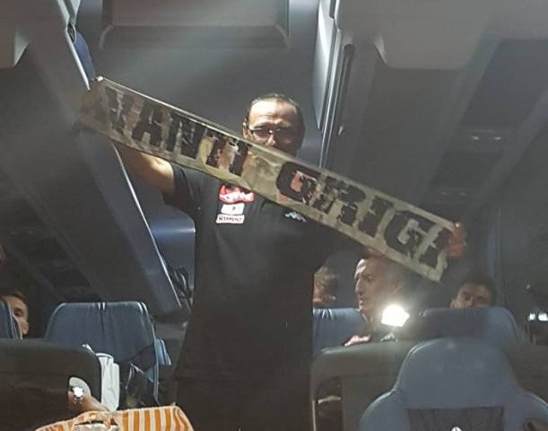 “Mister, sono dei Grigi”: anche in serie A Maurizio Sarri non dimentica l’Alessandria e i suoi tifosi