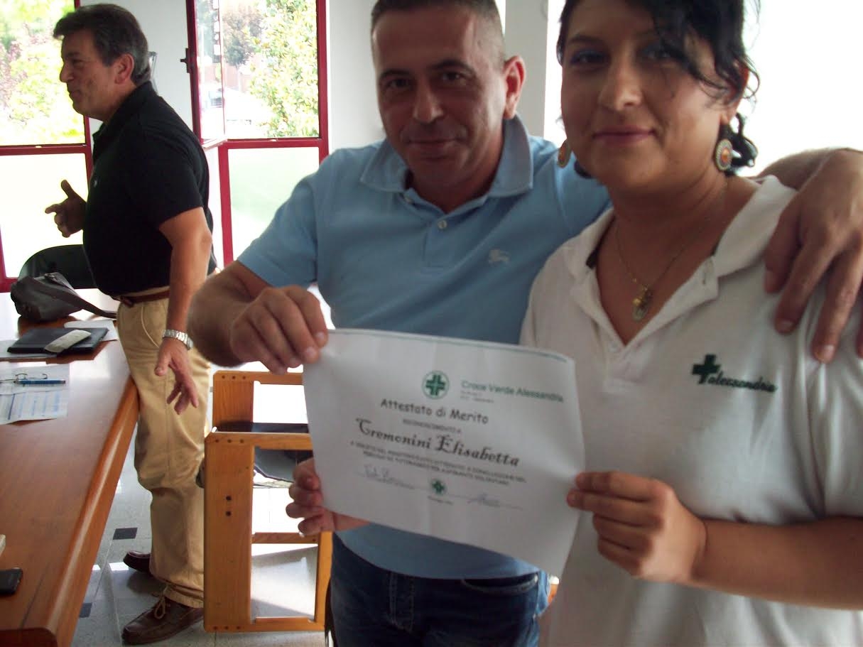 Si allarga la famiglia della Croce Verde: consegnati gli attestati agli aspiranti volontari