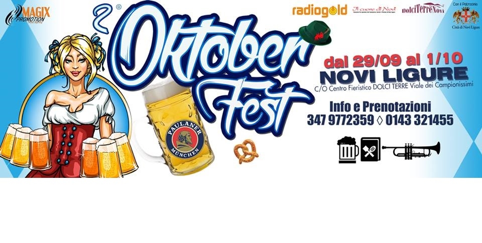 Al via la seconda edizione dell’Oktoberfest novese