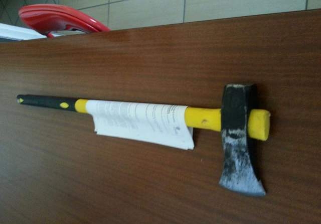 “Mi diverto a colpire gli alberi con una accetta”: denunciato un 22enne tortonese
