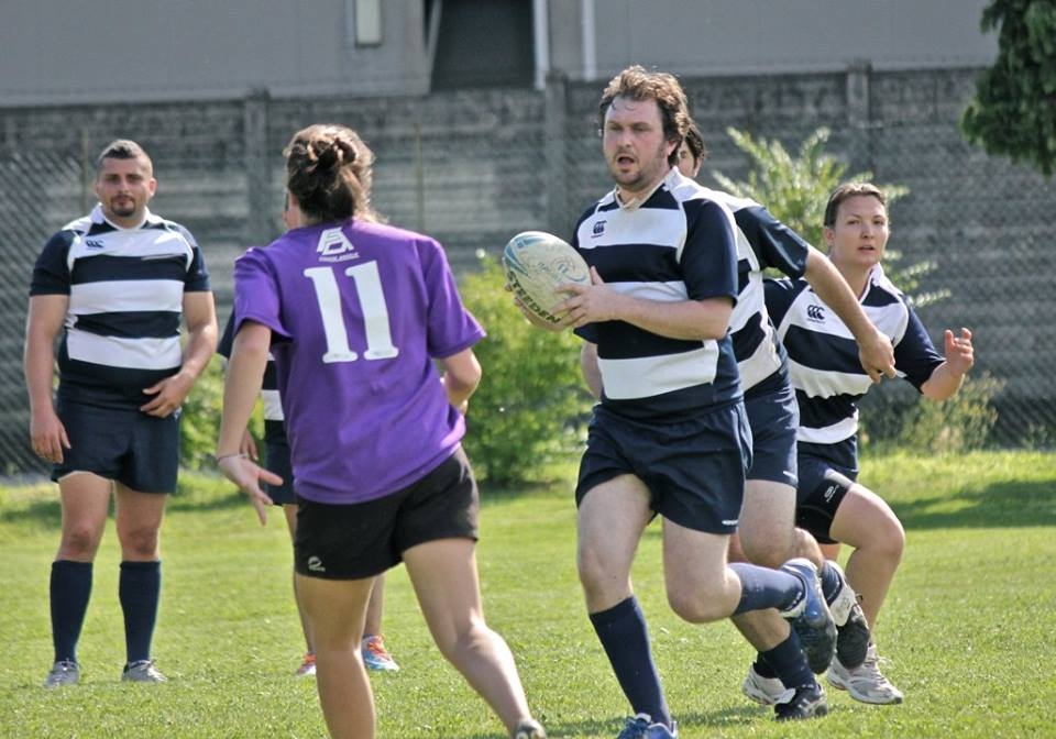 Al Dlf di Alessandria sfide di Rabatouch, il rugby senza contatto a squadre miste