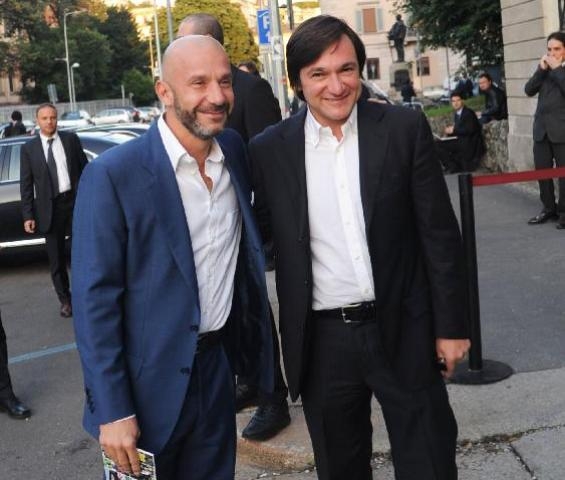 Colleghi a Sky Sport e stasera “rivali” di tifo: Caressa e Vialli al Moccagatta per Alessandria-Cremonese