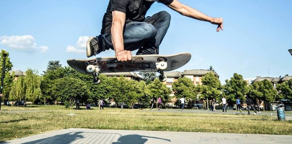 Skate, roller, street art e basket: il parco Carrà rinasce