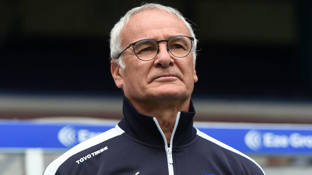 Claudio Ranieri a Cuccaro per ricevere il premio Liedholm