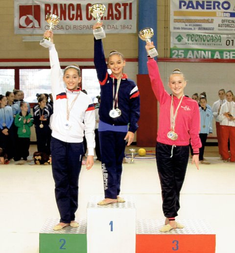 Ritmica: oro regionale per la valenzana Arianna Turesso
