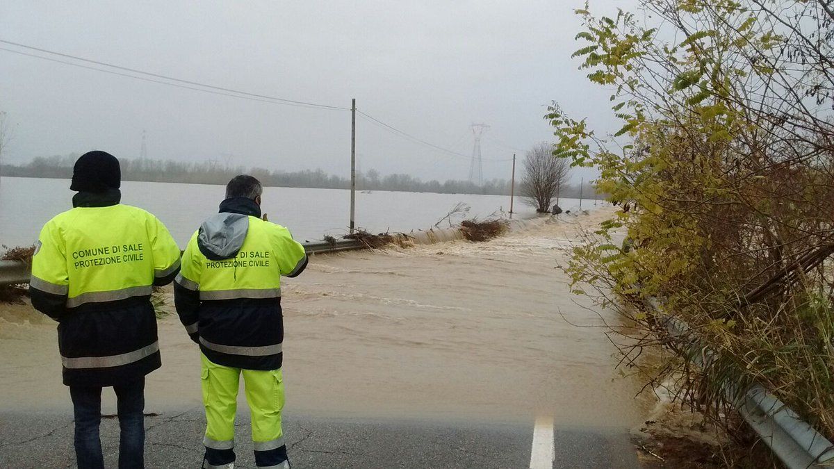 Le foto sulla situazione dei fiumi sabato mattina