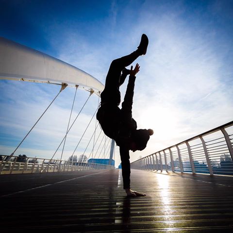 Lo scatto “vertical” sul Ponte Meier di Alessandria del blogger Ivan D’Ignoti