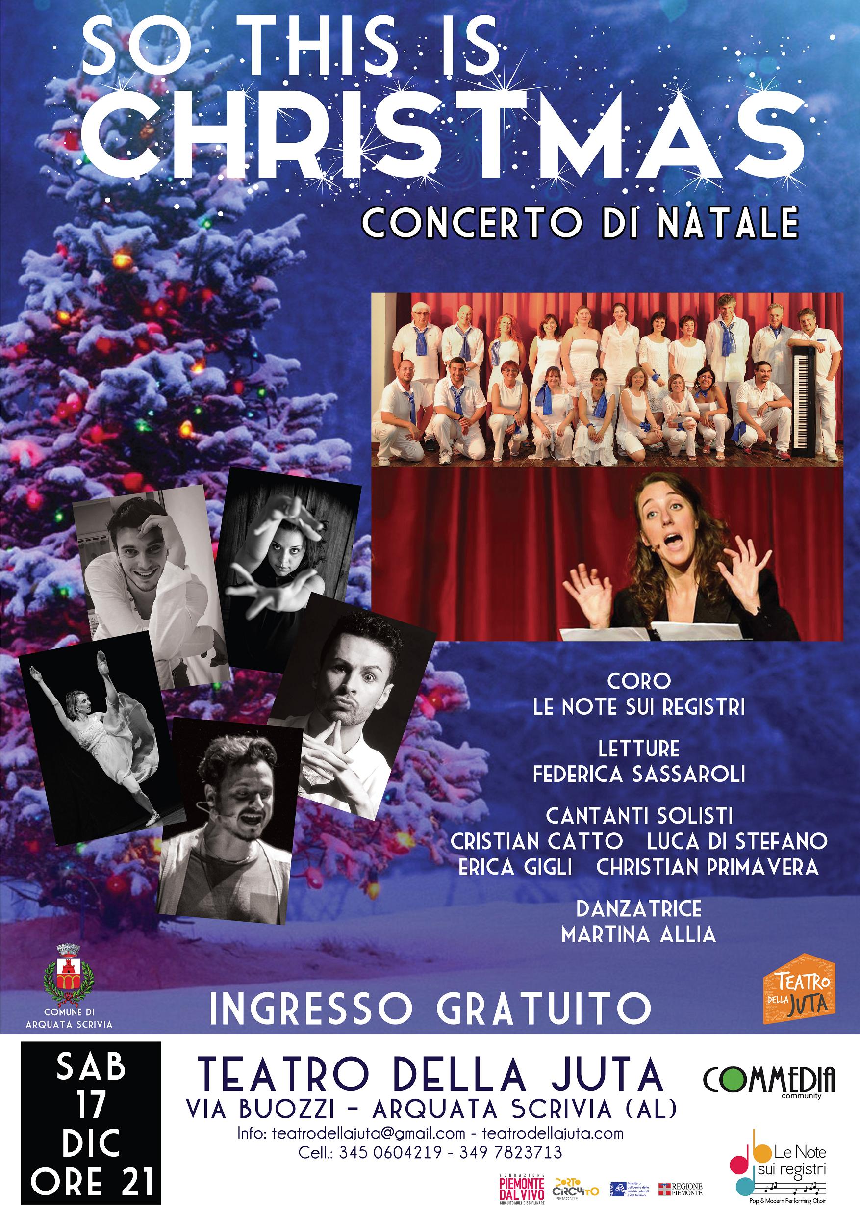 Concerto di Natale al Teatro della Juta