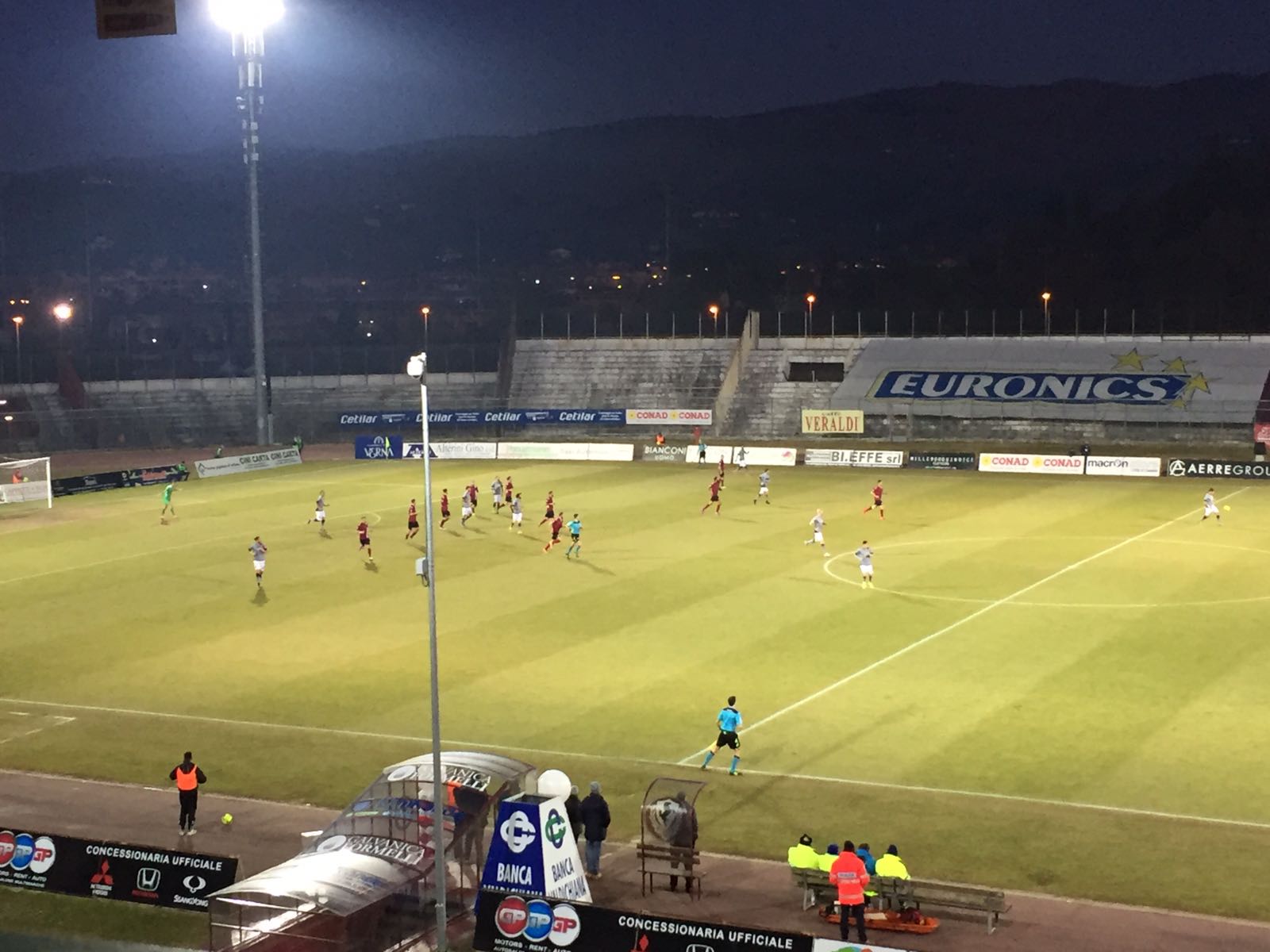 Alessandria: fuga fallita. L’Arezzo rovina i piani dei grigi