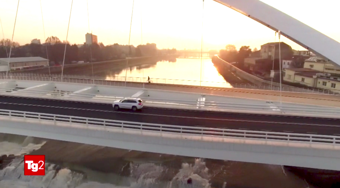 Il ponte Meier anche nella rubrica “Tg2 Motori”