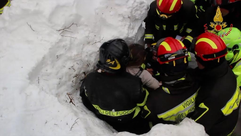 Anche i Vigili del Fuoco di Alessandria nelle incredibili operazioni di salvataggio all’Hotel Rigopiano AUDIO e VIDEO
