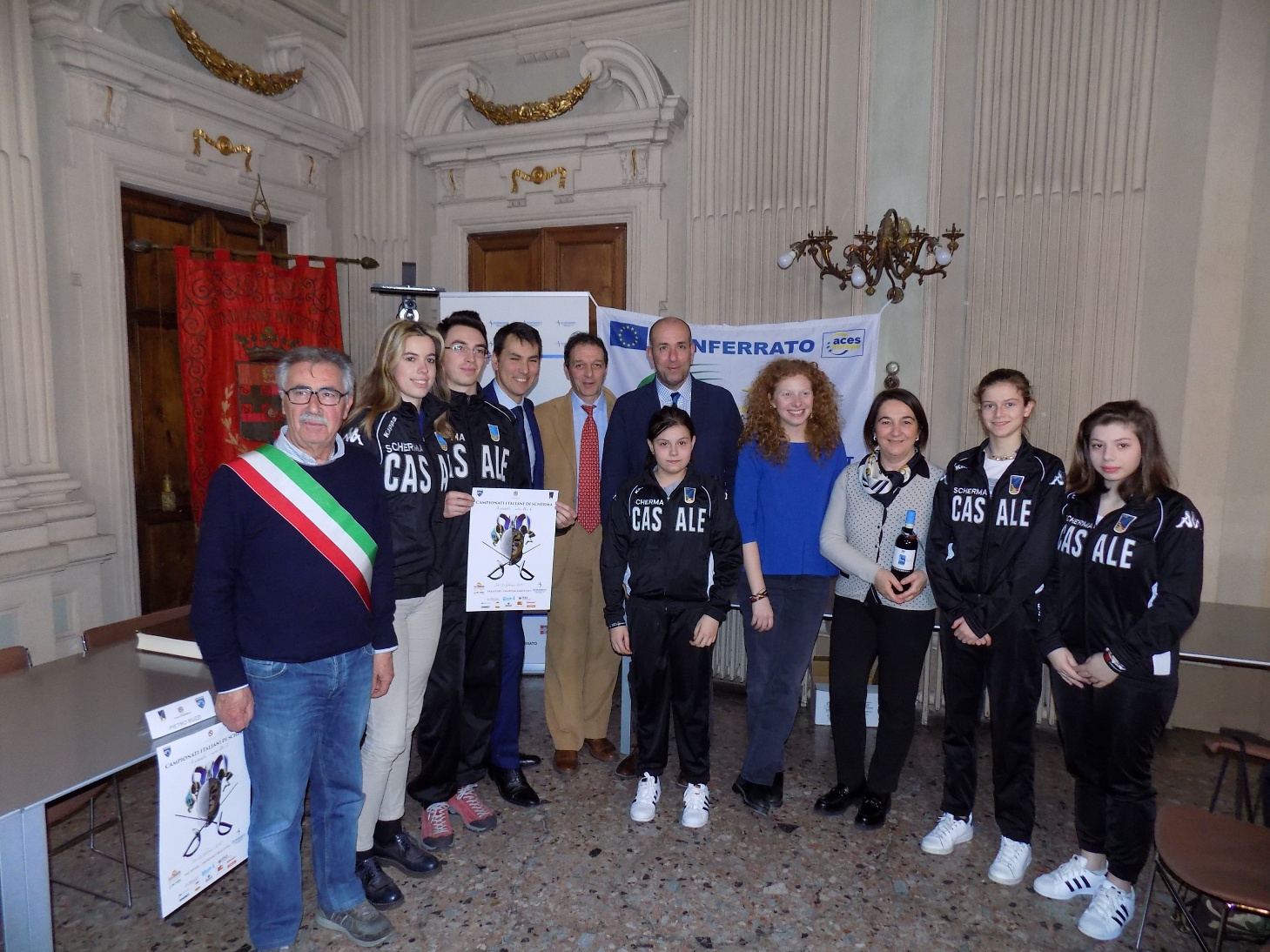 Casale di nuovo “capitale” della scherma: tre giorni di stoccate per il titolo tricolore