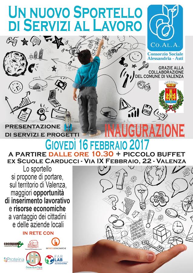 A Valenza si inaugura lo sportello per i servizi al lavoro