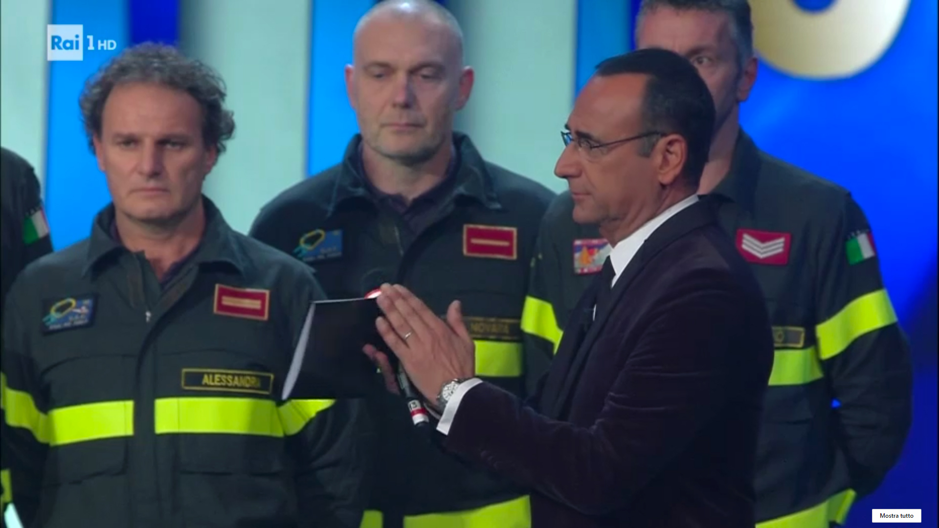 Un Vigile del Fuoco di Alessandria sul palco di Sanremo insieme agli altri “eroi del quotidiano”
