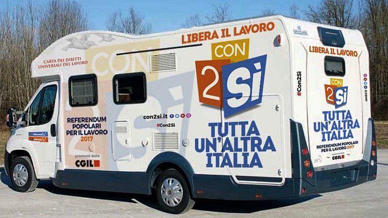 Il “Camper dei Diritti” della Cgil arriva ad Alessandria