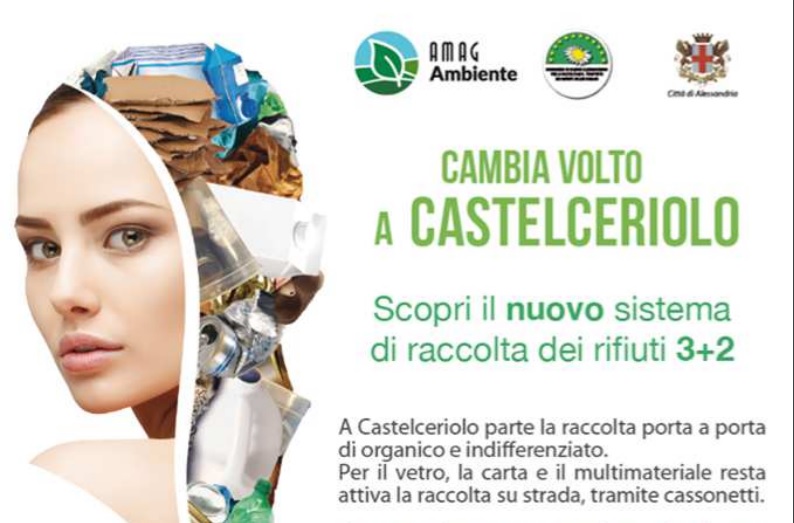 Parte da Castelceriolo la raccolta porta a porta “3+2”